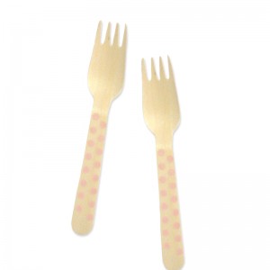 Fork - Polka Pink